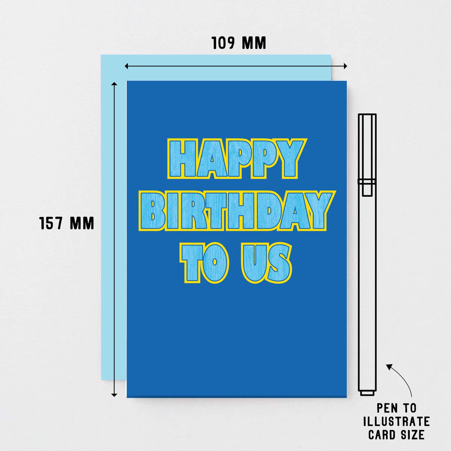 Happy Birthday To Us Card by SixElevenCreations. Product Code SE1503A6