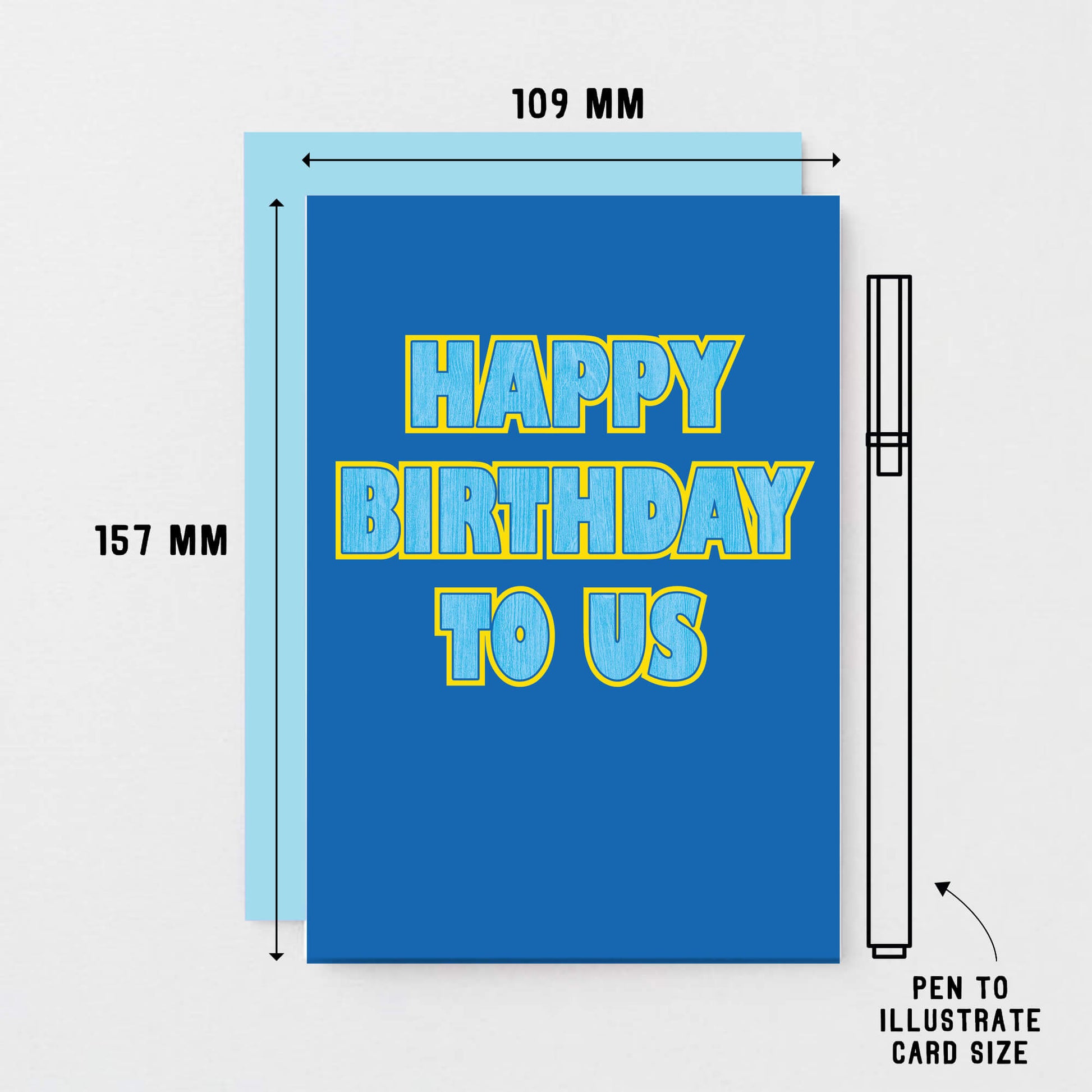 Happy Birthday To Us Card by SixElevenCreations. Product Code SE1503A6