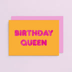 Birthday Queen Card by SixElevenCreations. Printed in the UK on sustainable card. Product Code SE5104A6