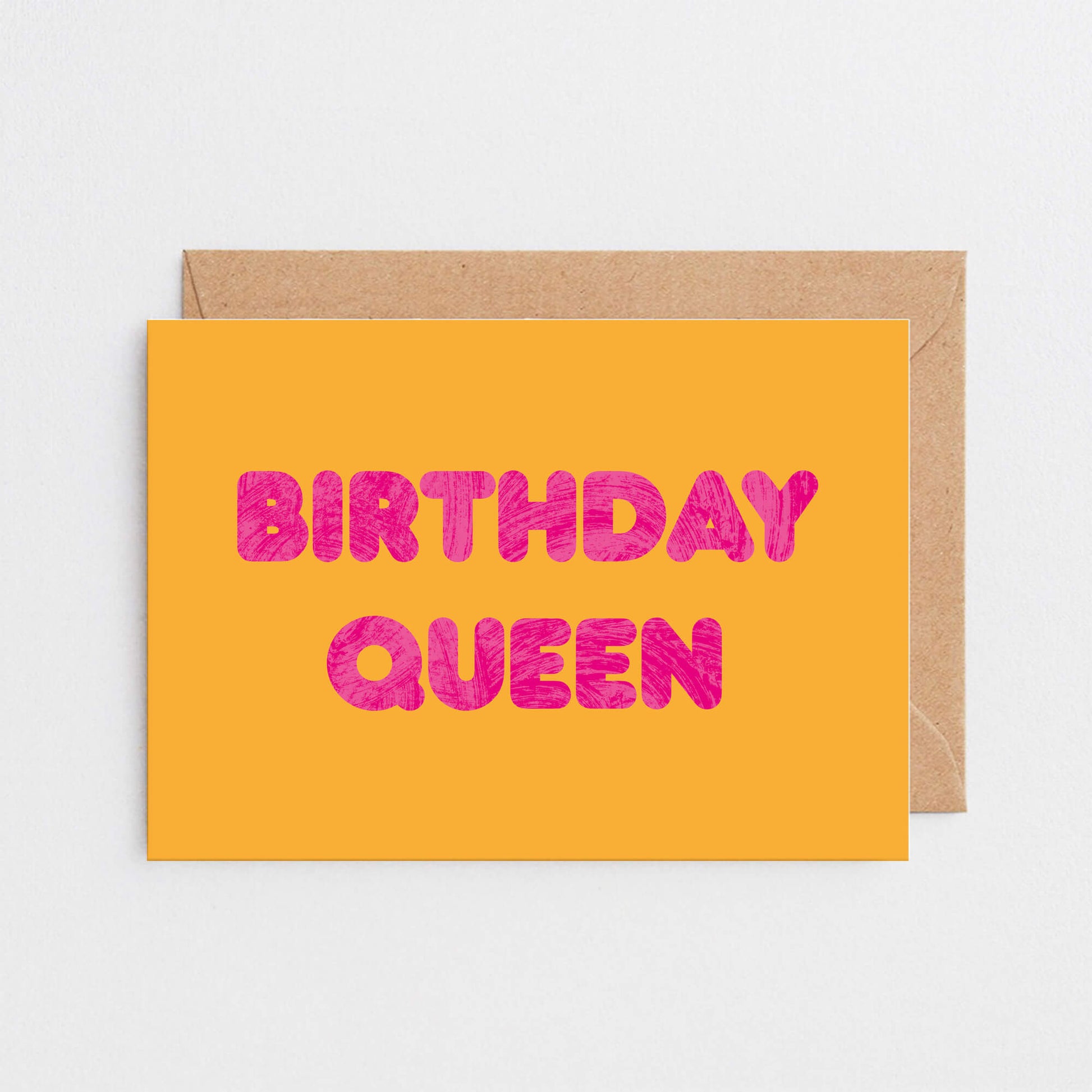 Birthday Queen Card by SixElevenCreations. Printed in the UK on sustainable card. Product Code SE5104A6