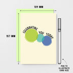Celebrating You Today Card by SixElevenCreations. Product Code SE4502A6