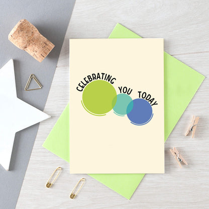 Celebrating You Today Card by SixElevenCreations. Product Code SE4502A6