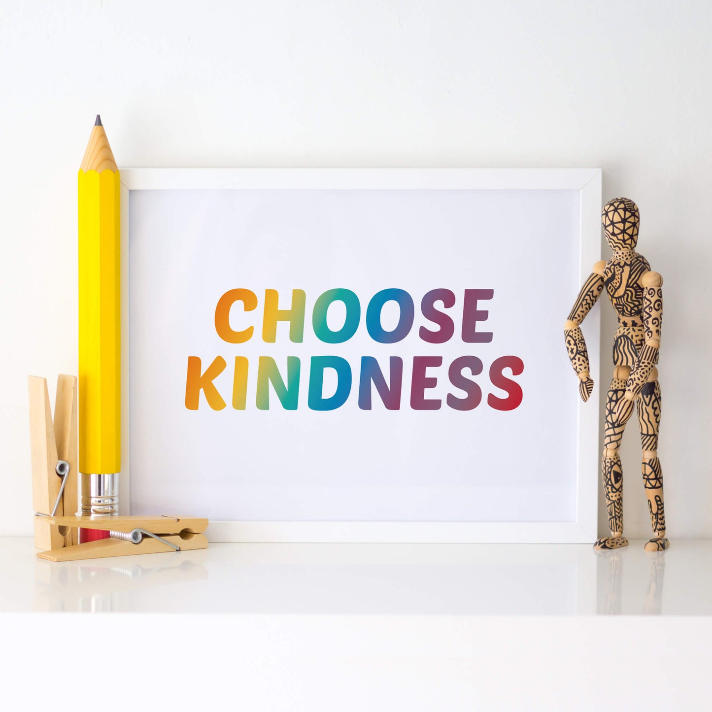 Choose Kindness Quote Print by SixElevenCreations. Product Code SEL0032