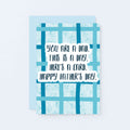 Father's Day Card by SixElevenCreations. Card reads You are a dad. This is a day. Here's a card. Happy Father's Day. Product Code SEF0041A6