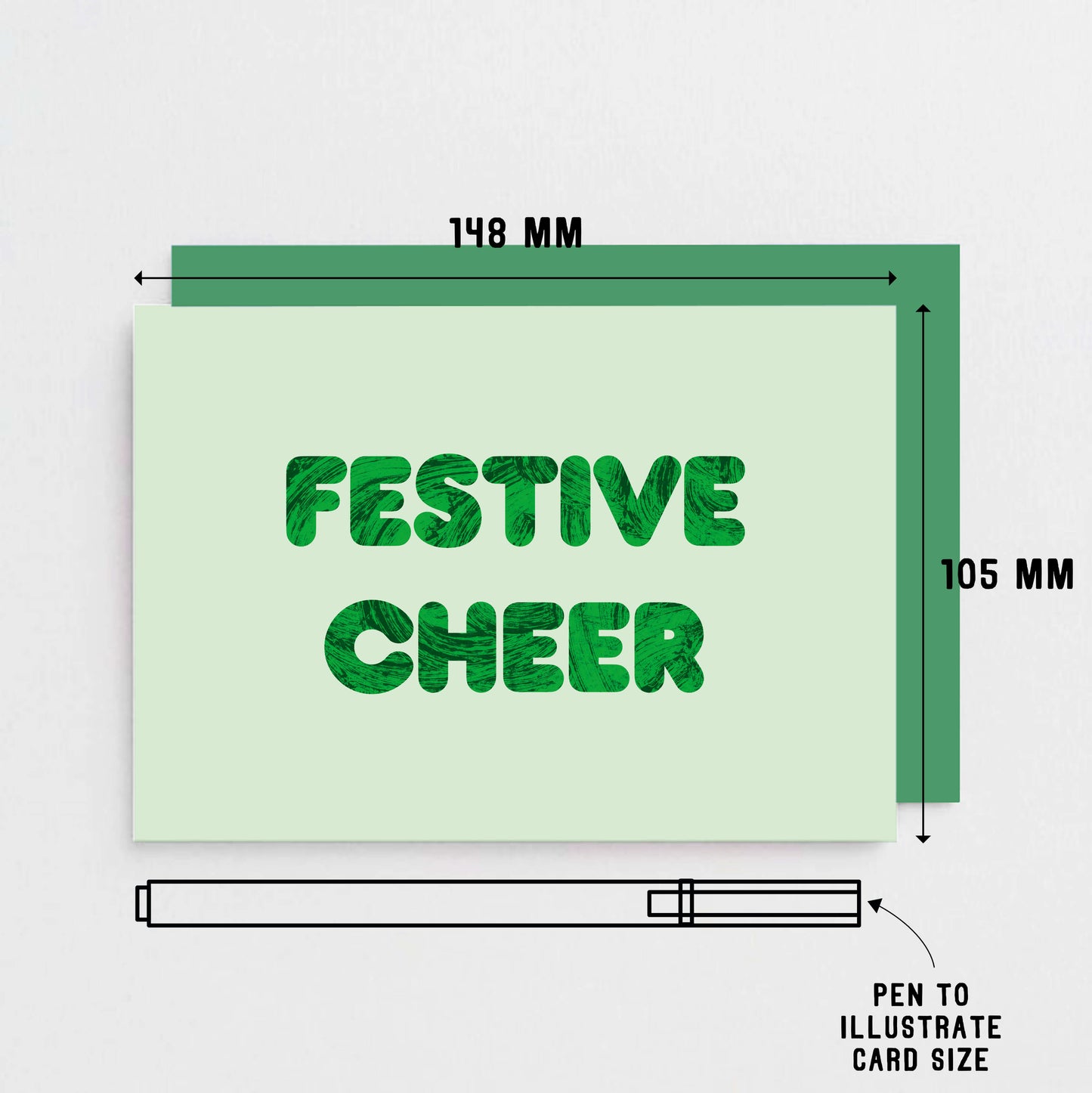 Festive Cheer Card by SixElevenCreations. Product Code SEC0102A6