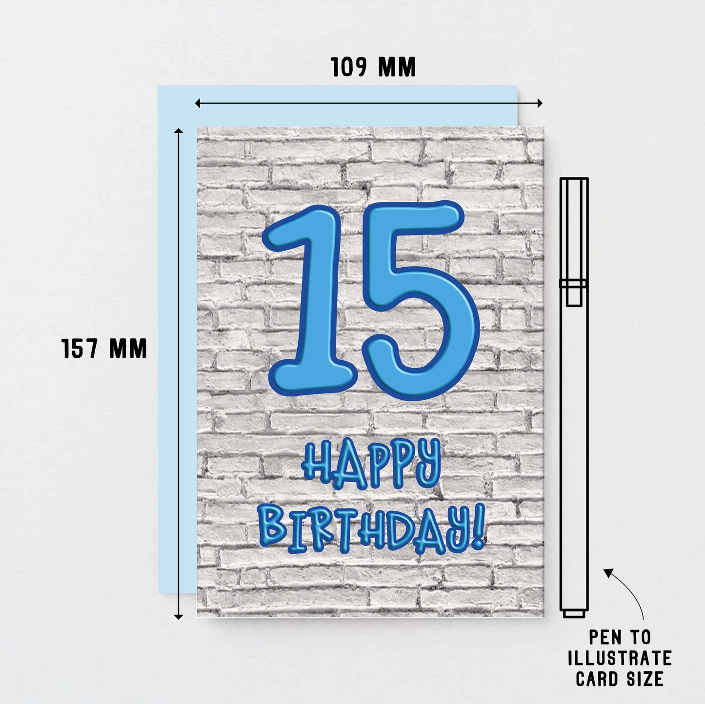 15th Birthday Card by SixElevenCreations. Product Code SE3613A6