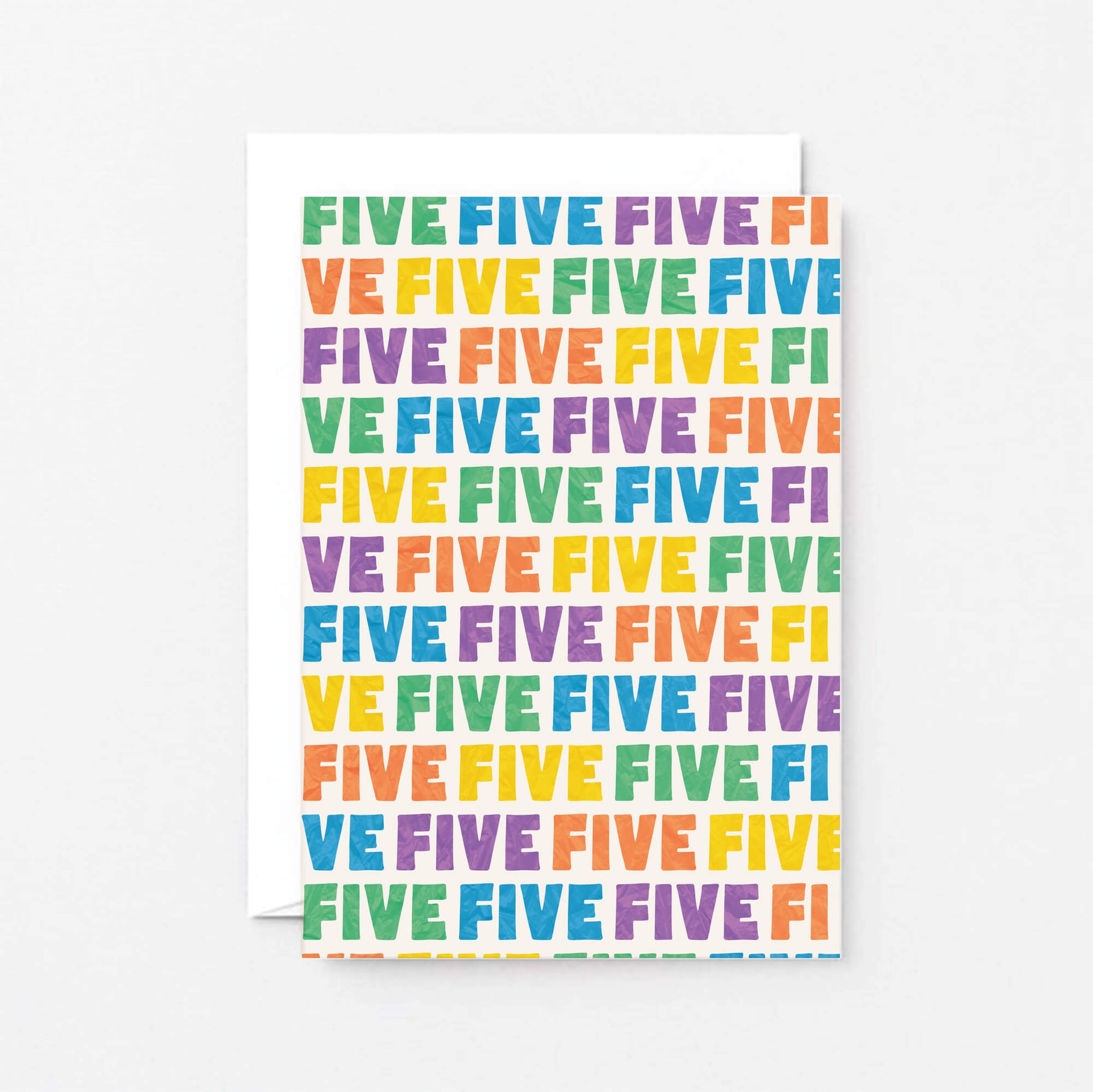 Five Years Old Card by SixElevenCreations. Product Code SE4105A6