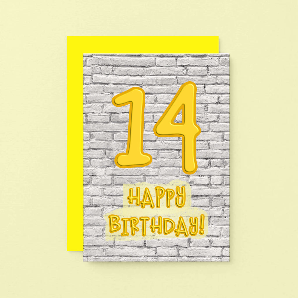 14th Birthday Card by SixElevenCreations. Product Code SE3612A6