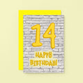 14th Birthday Card by SixElevenCreations. Product Code SE3612A6