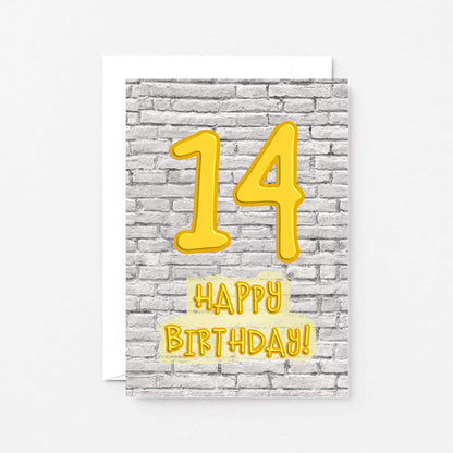 14th Birthday Card by SixElevenCreations. Product Code SE3612A6
