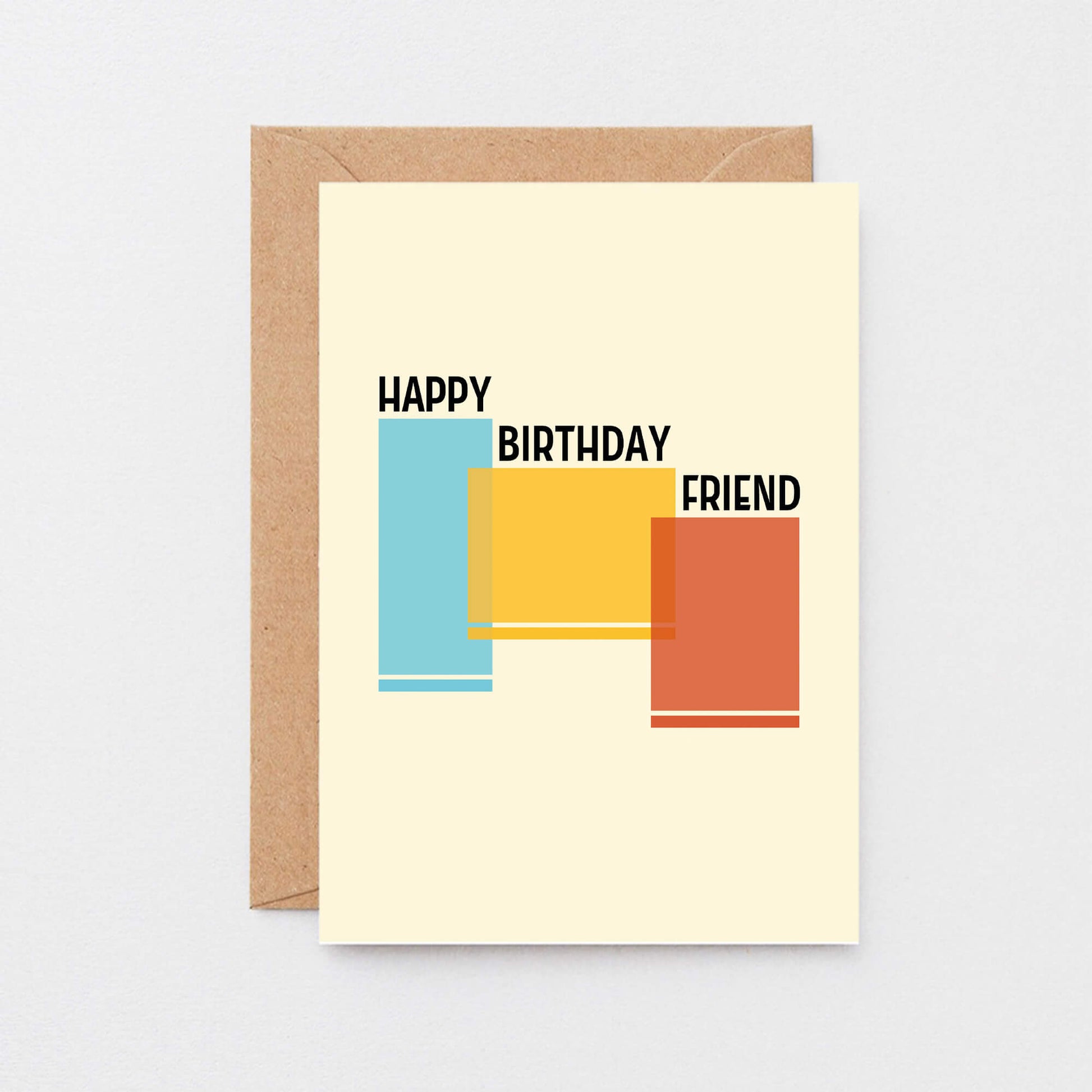 Happy Birthday Friend Card by SixElevenCreations. Product Code SE4501A6