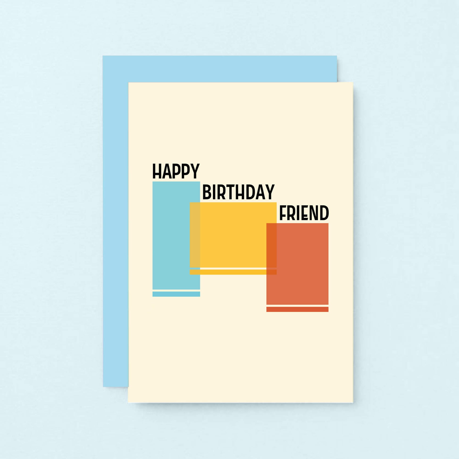 Happy Birthday Friend Card by SixElevenCreations. Product Code SE4501A6