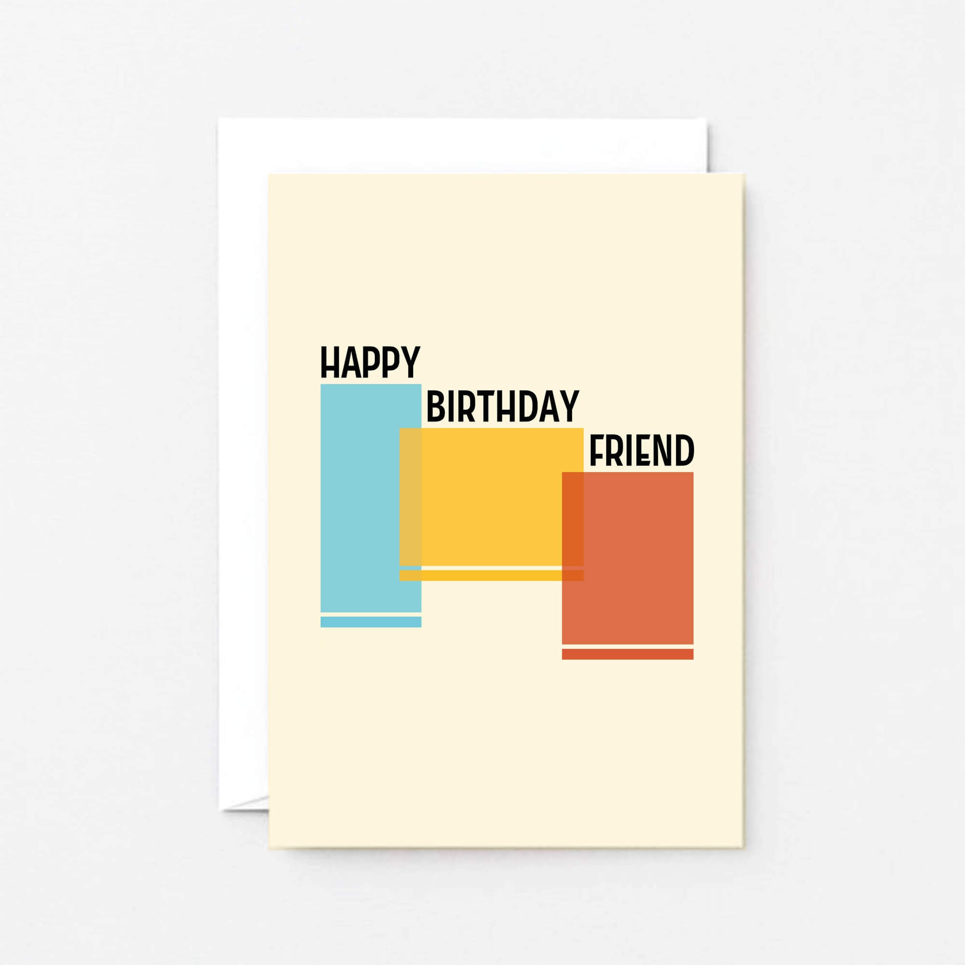 Happy Birthday Friend Card by SixElevenCreations. Product Code SE4501A6