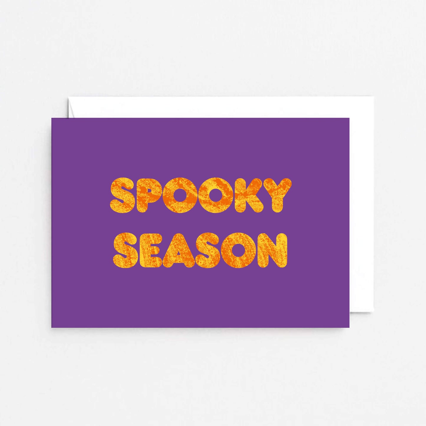 Halloween Card by SixElevenCreations. Reads Spooky Season. Product Code SEH0014A6
