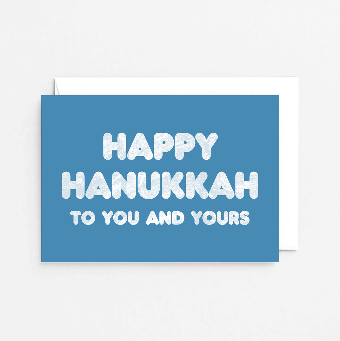 Hanukkah Card by SixElevenCreations. Card reads Happy Hanukkah to you and yours. Product Code SEH0015A6