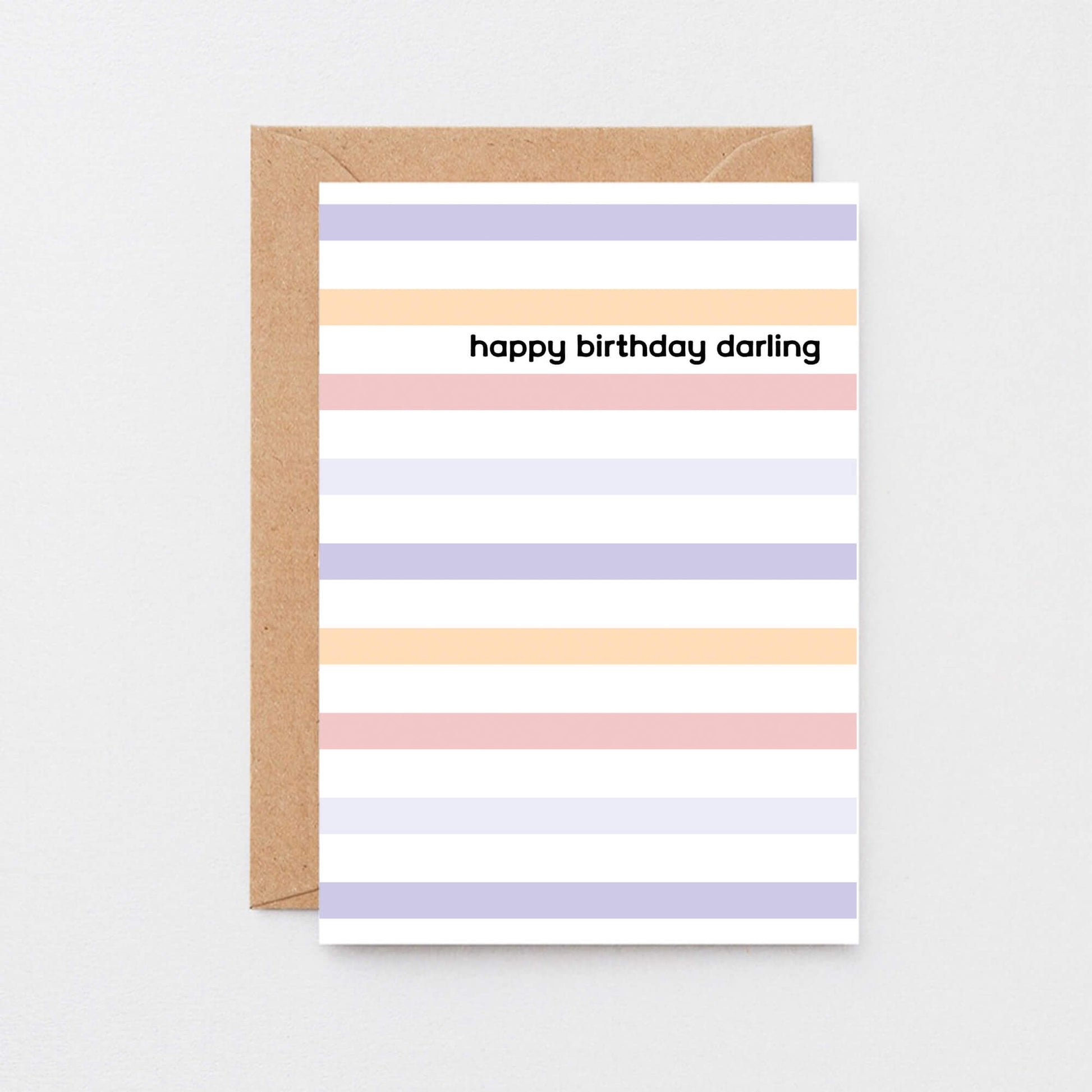 Happy Birthday Darling Card by SixElevenCreations. Product Code SE3501A6