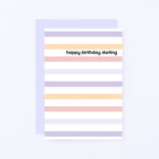 Happy Birthday Darling Card by SixElevenCreations. Product Code SE3501A6