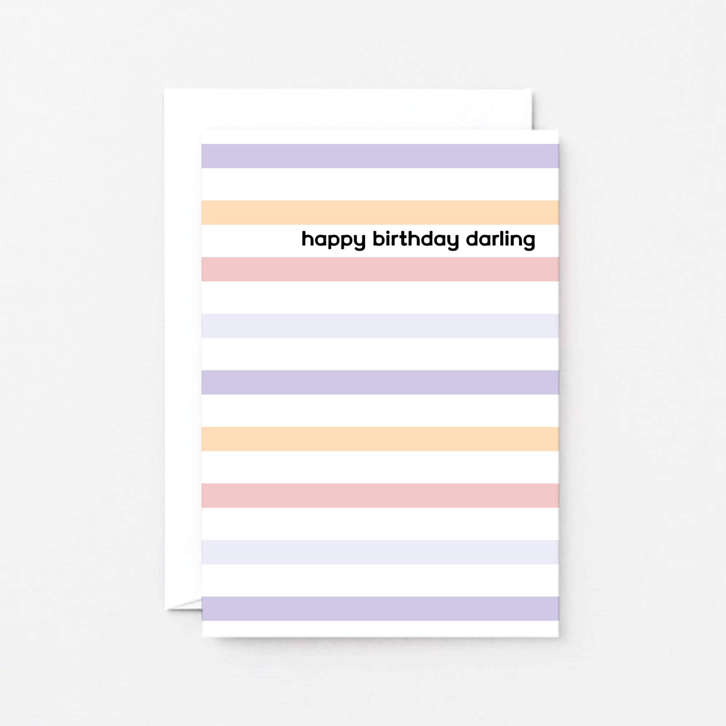 Happy Birthday Darling Card by SixElevenCreations. Product Code SE3501A6