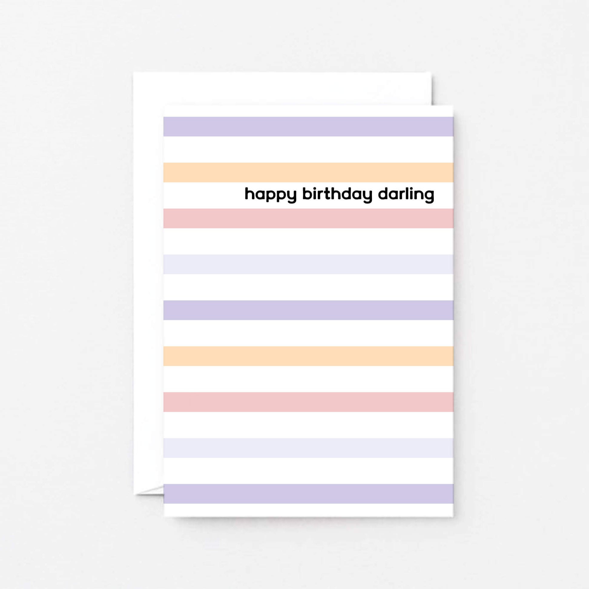 Happy Birthday Darling Card by SixElevenCreations. Product Code SE3501A6