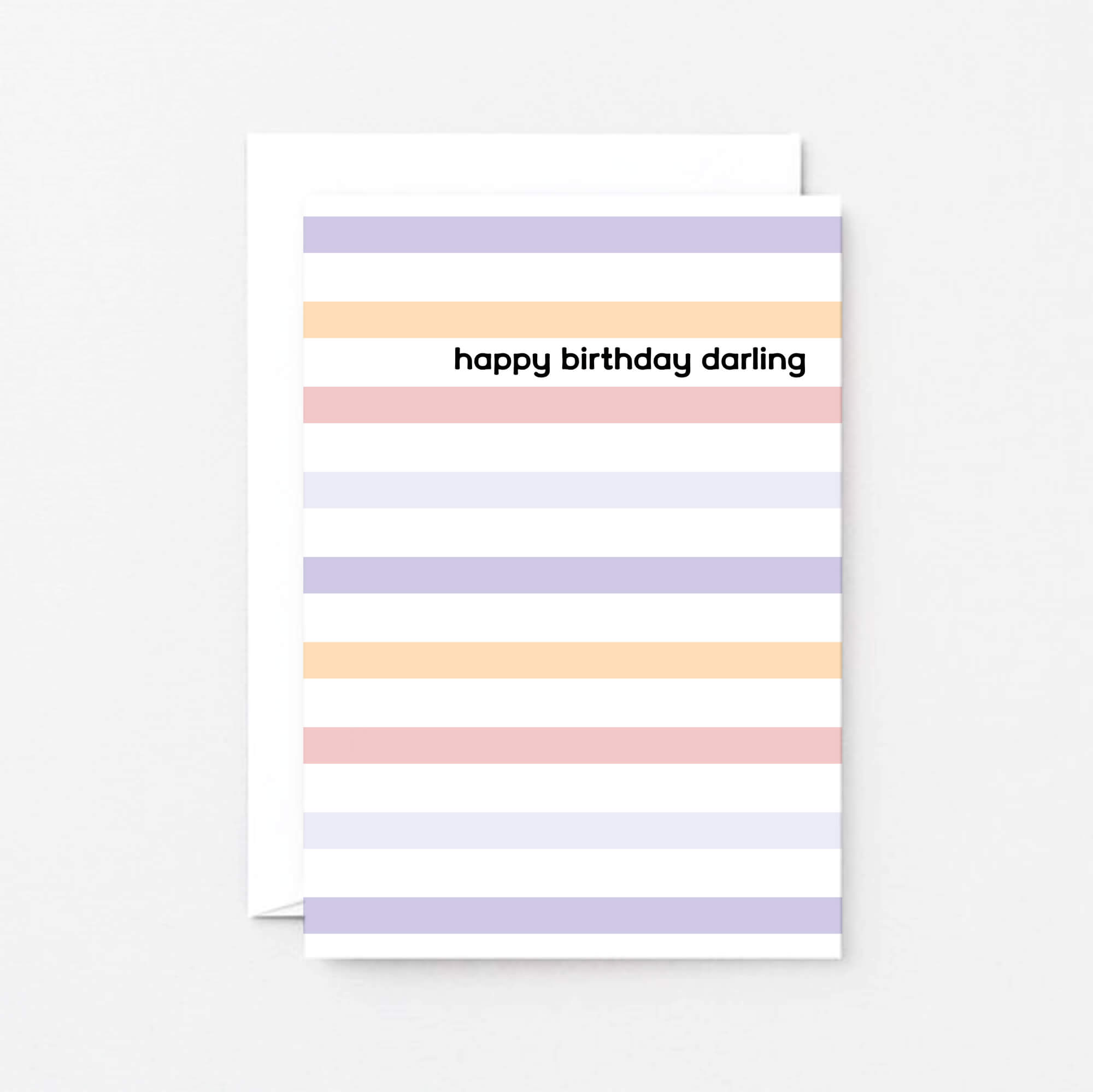 Happy Birthday Darling Card by SixElevenCreations. Product Code SE3501A6