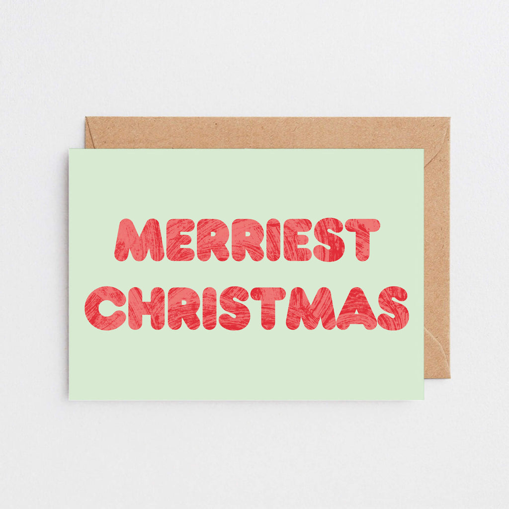 Merriest Christmas Card by SixElevenCreations. Product Code SEC0101A6