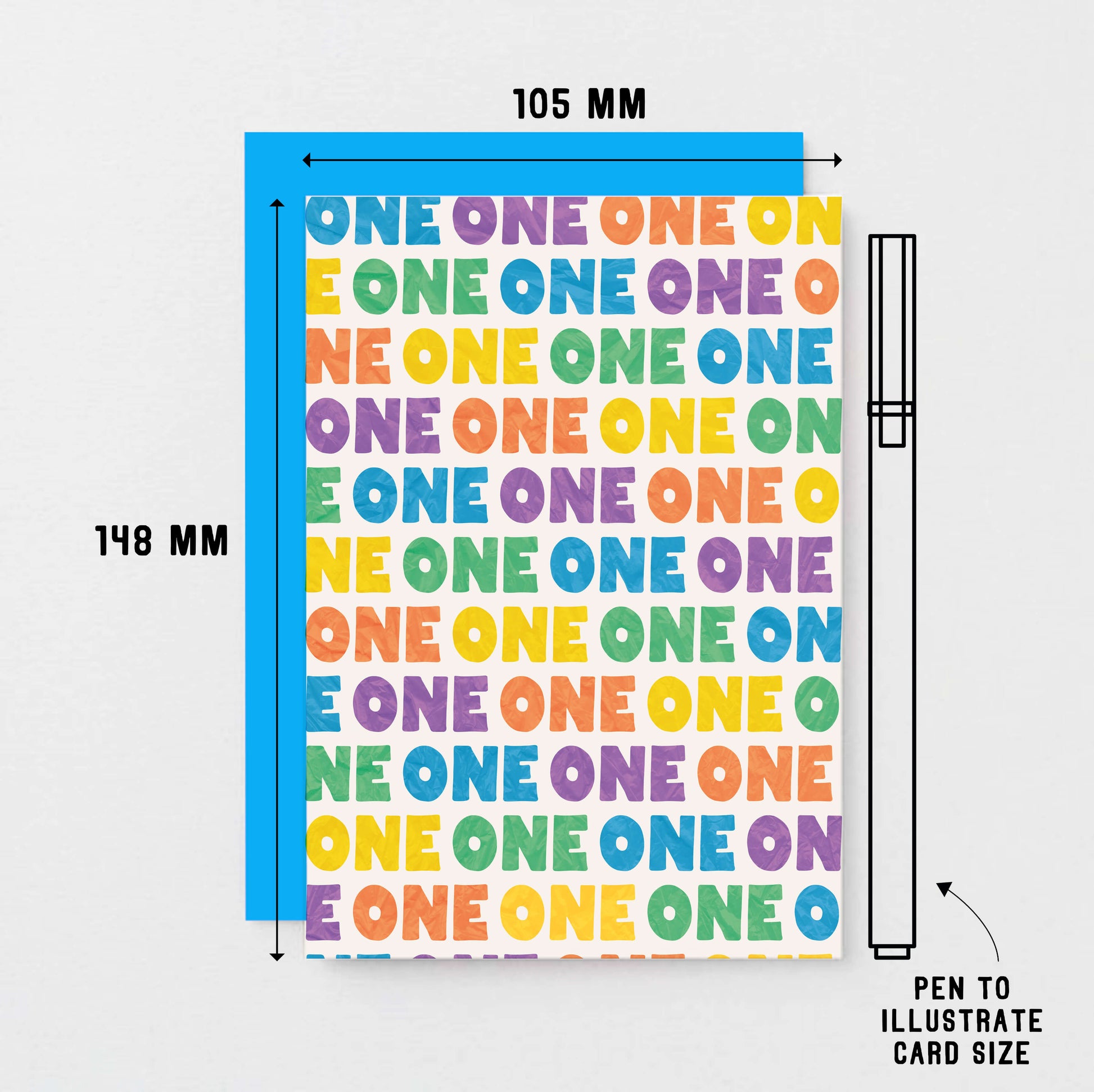 One Year Old Card by SixElevenCreations. Product Code SE4101A6