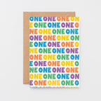 One Year Old Card by SixElevenCreations. Product Code SE4101A6