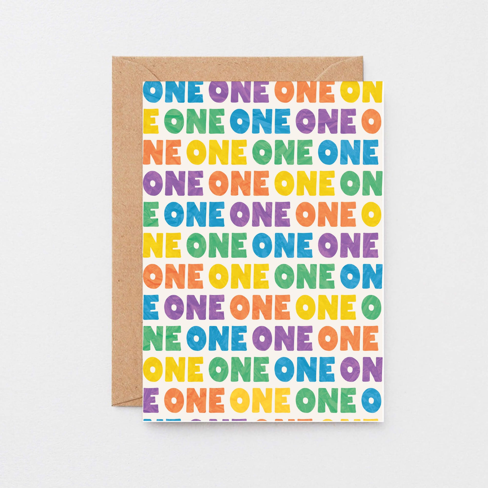 One Year Old Card by SixElevenCreations. Product Code SE4101A6