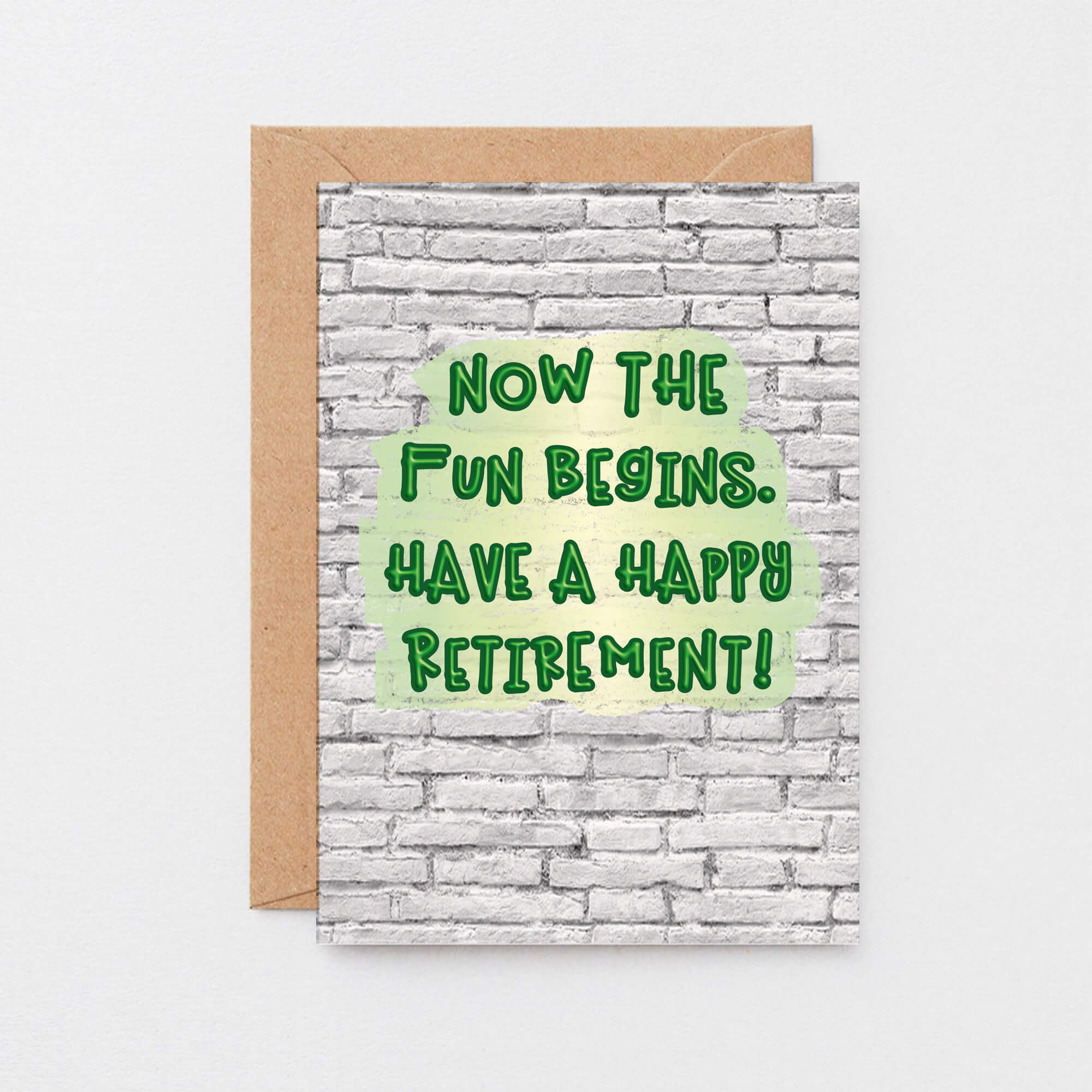 Retirement Card by SixElevenCreations Reads Now the fun begins. Have a happy retirement! Product Code SE3604A6