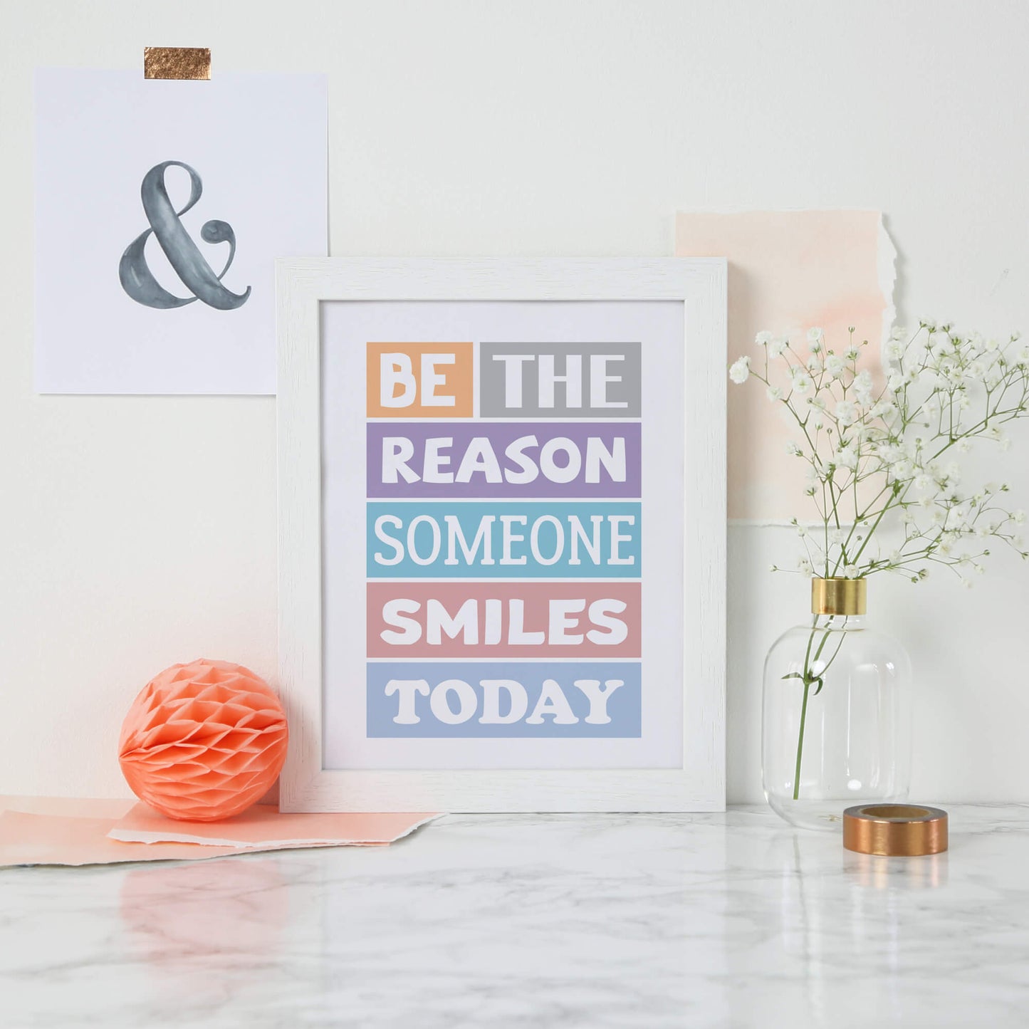 Be The Reason Someone Smiles Today Poster-SixElevenCreations-SEP0001