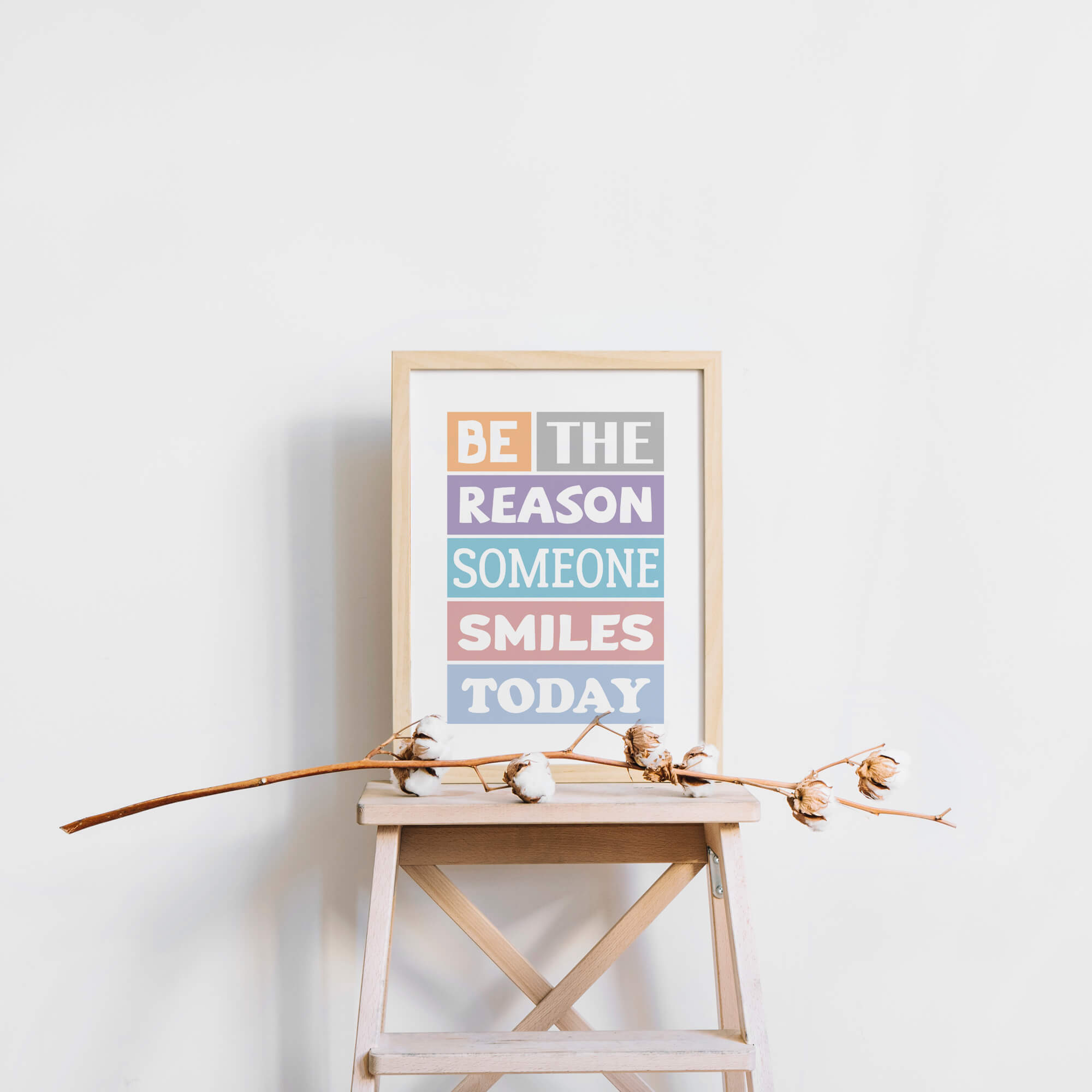 Be The Reason Someone Smiles Today Poster-SixElevenCreations-SEP0001