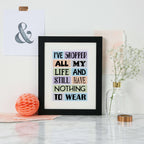 Shopping Quote Print-SixElevenCreations-SEP0006A4