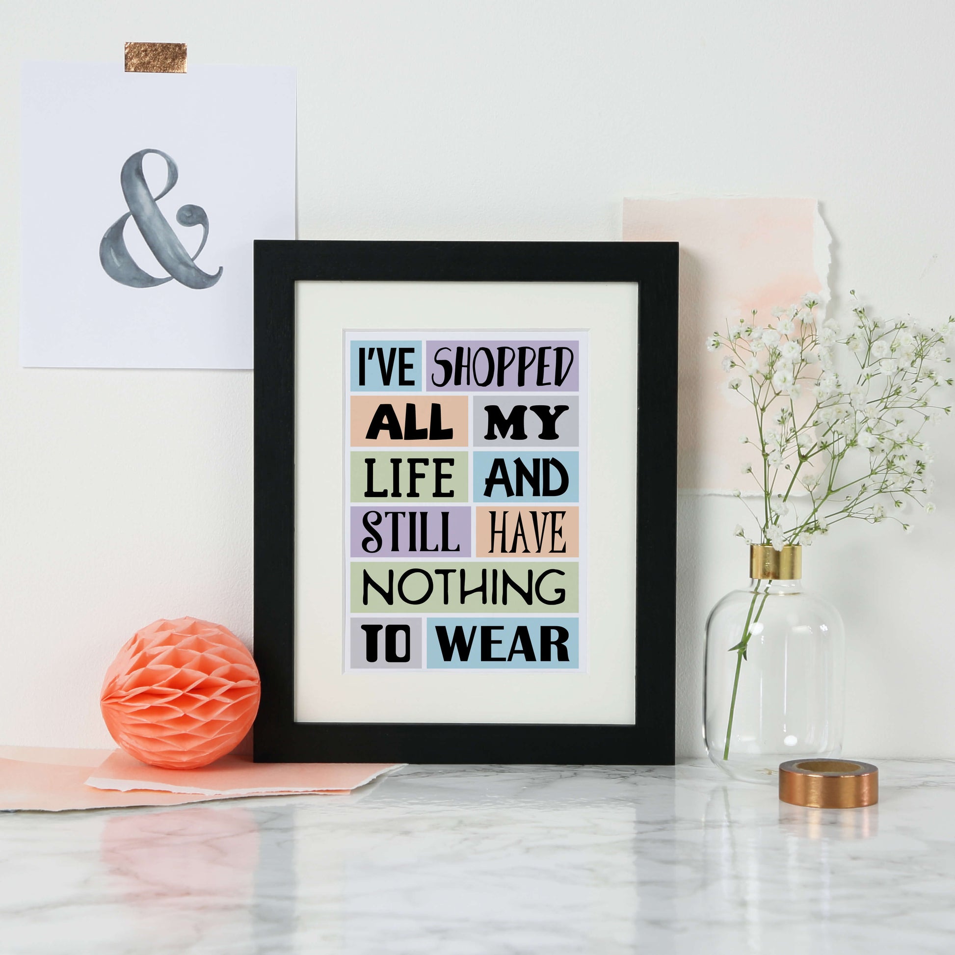 Shopping Quote Print-SixElevenCreations-SEP0006A4