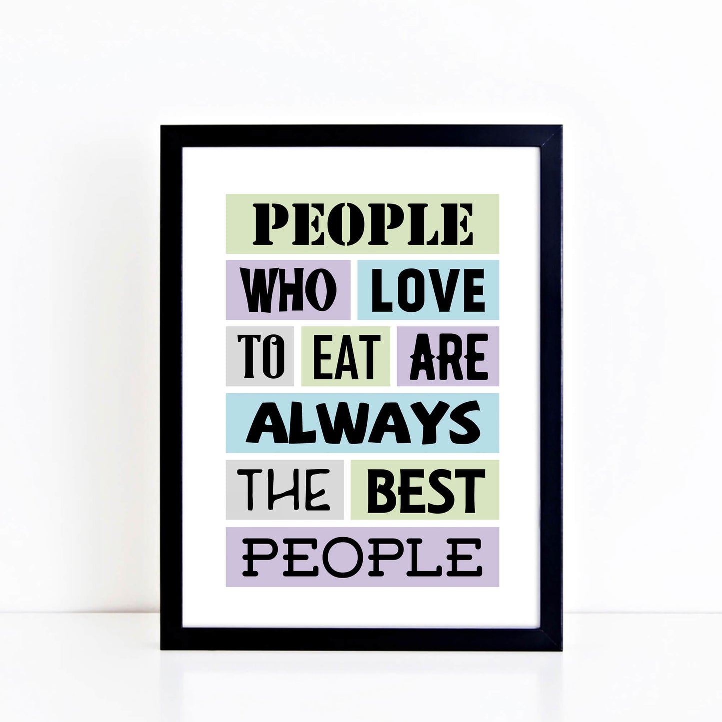 Foodie Quote Poster-SixElevenCreations-SEP0010A4