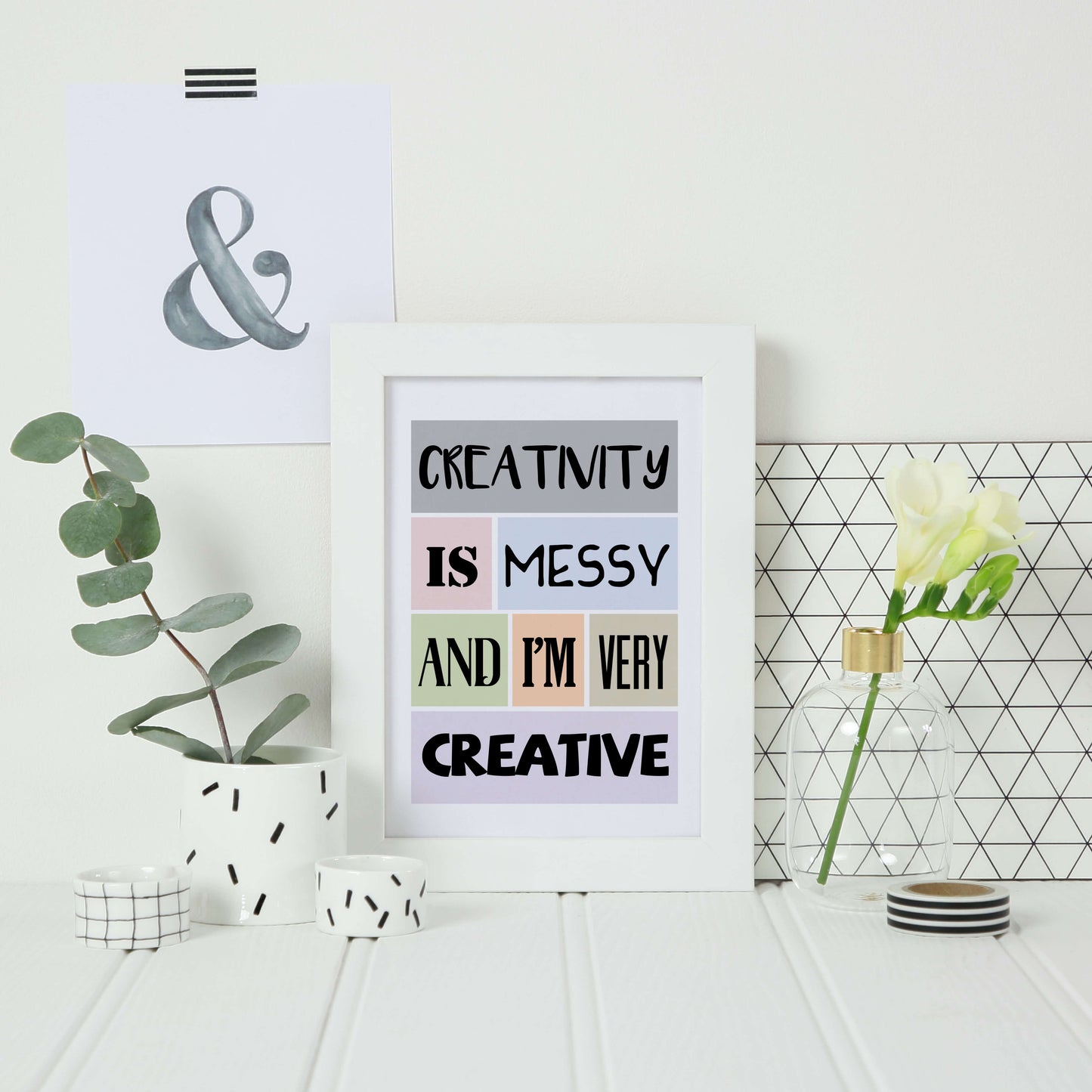 Creativity Is Messy Art Print-SixElevenCreations-SEP0011