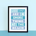 Beach Quote Wall Art by SixElevenCreations Product Code SEP0020A4