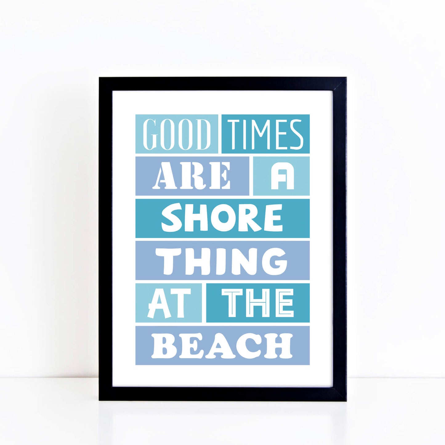 Beach Quote Wall Art by SixElevenCreations Product Code SEP0020A4