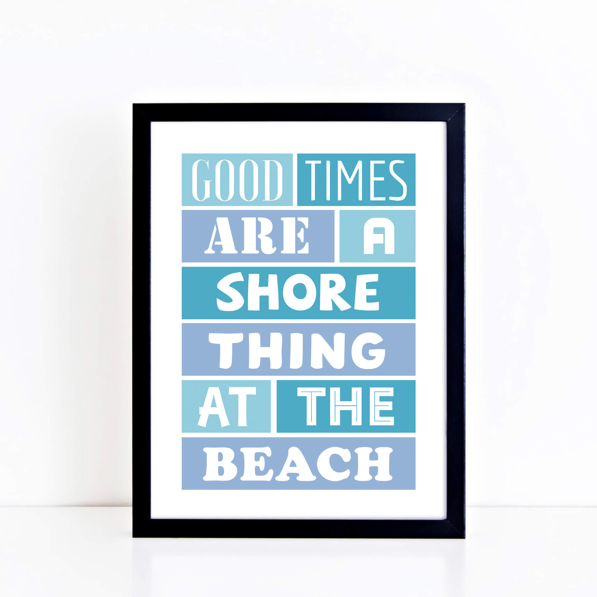 Beach Quote Wall Art by SixElevenCreations Product Code SEP0020A4