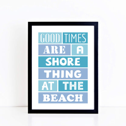 Beach Quote Wall Art by SixElevenCreations Product Code SEP0020A4