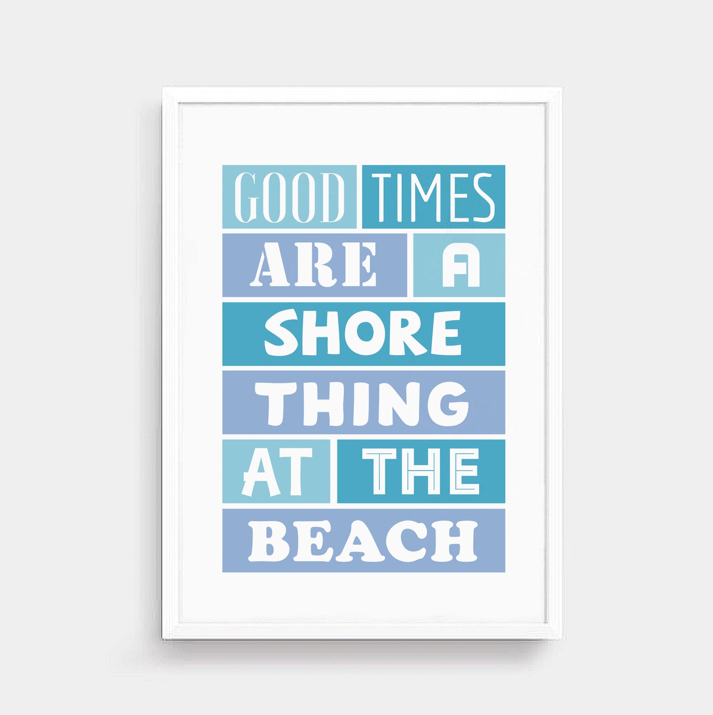 Beach Quote Wall Art by SixElevenCreations Product Code SEP0020A4