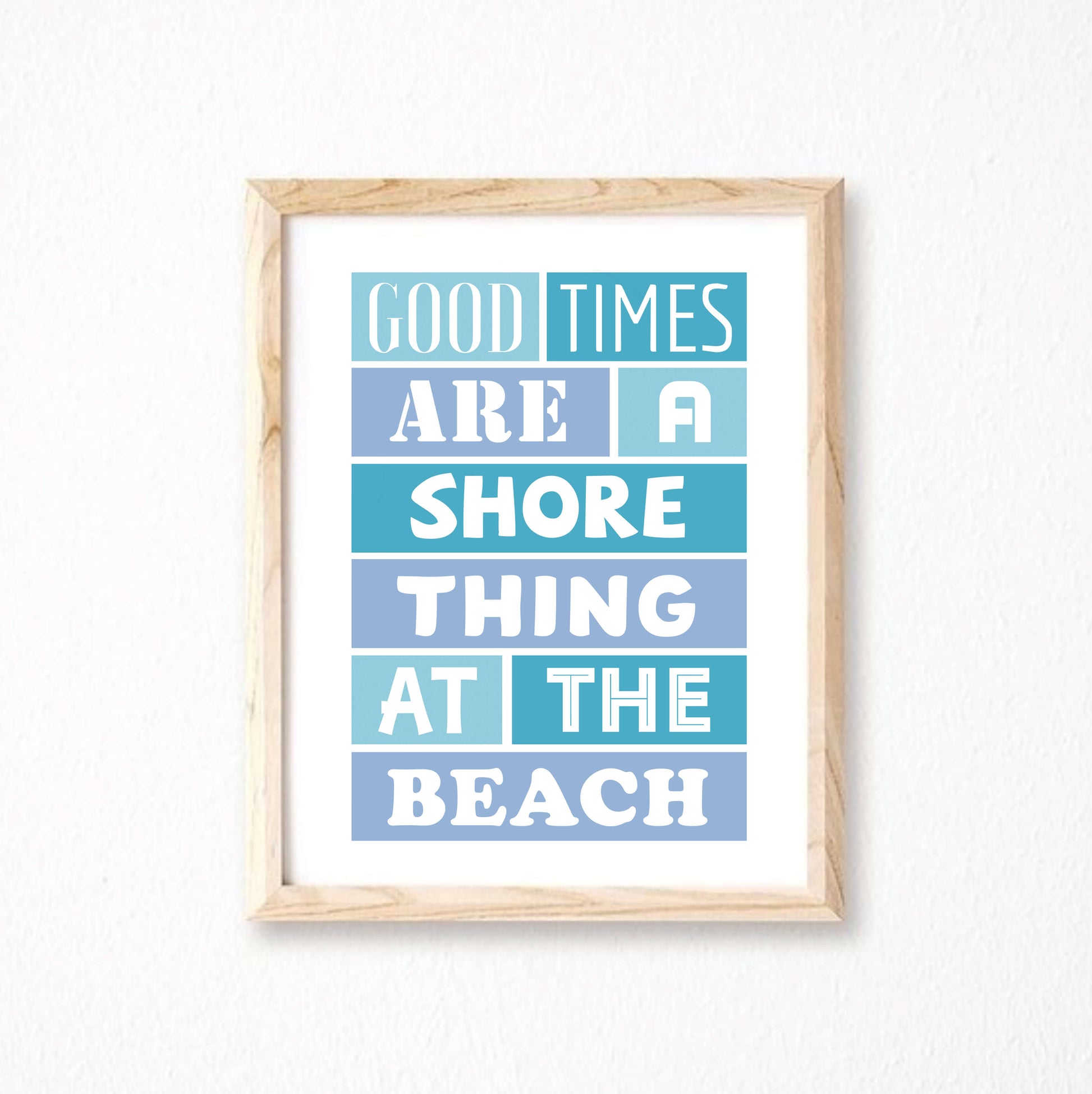 Beach Quote Wall Art by SixElevenCreations Product Code SEP0020A4