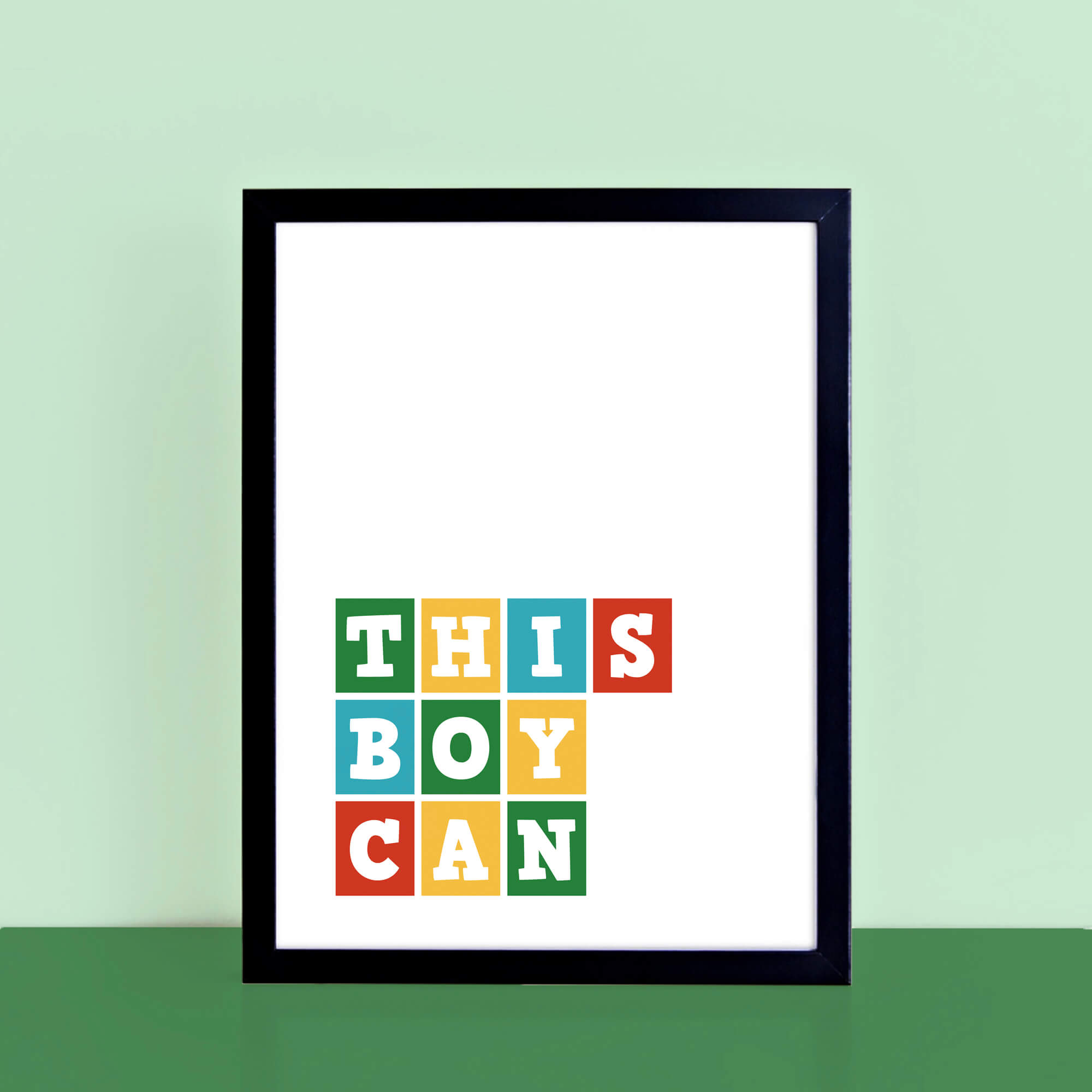 This Boy Can Print Wall Art by SixElevenCreations Product Code SEP0033
