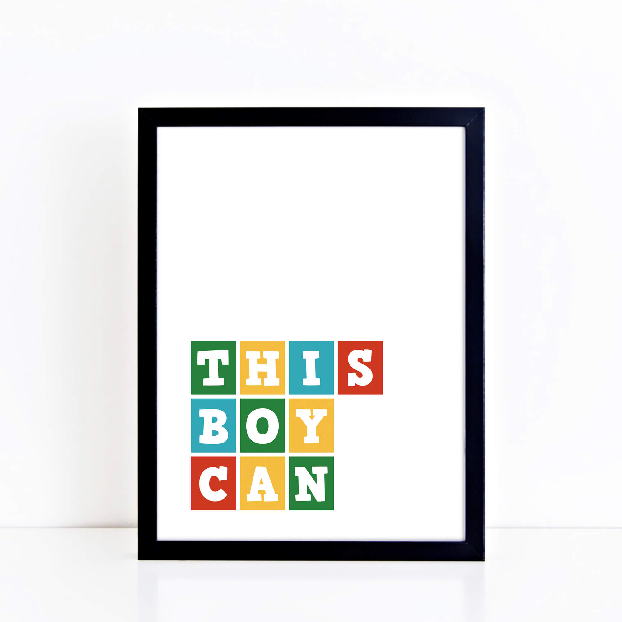 This Boy Can Print Wall Art by SixElevenCreations Product Code SEP0033