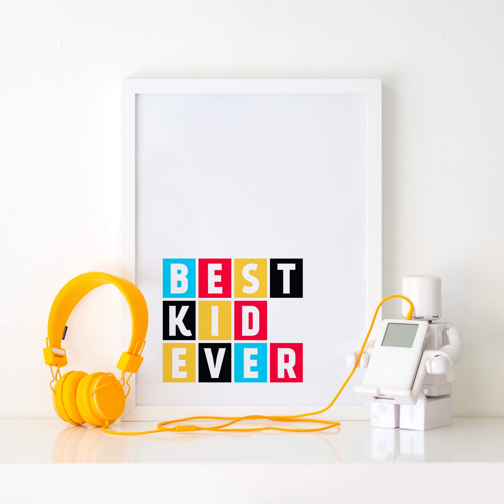 Best Kid Ever Wall Print by SixElevenCreations Product Code SEP0035