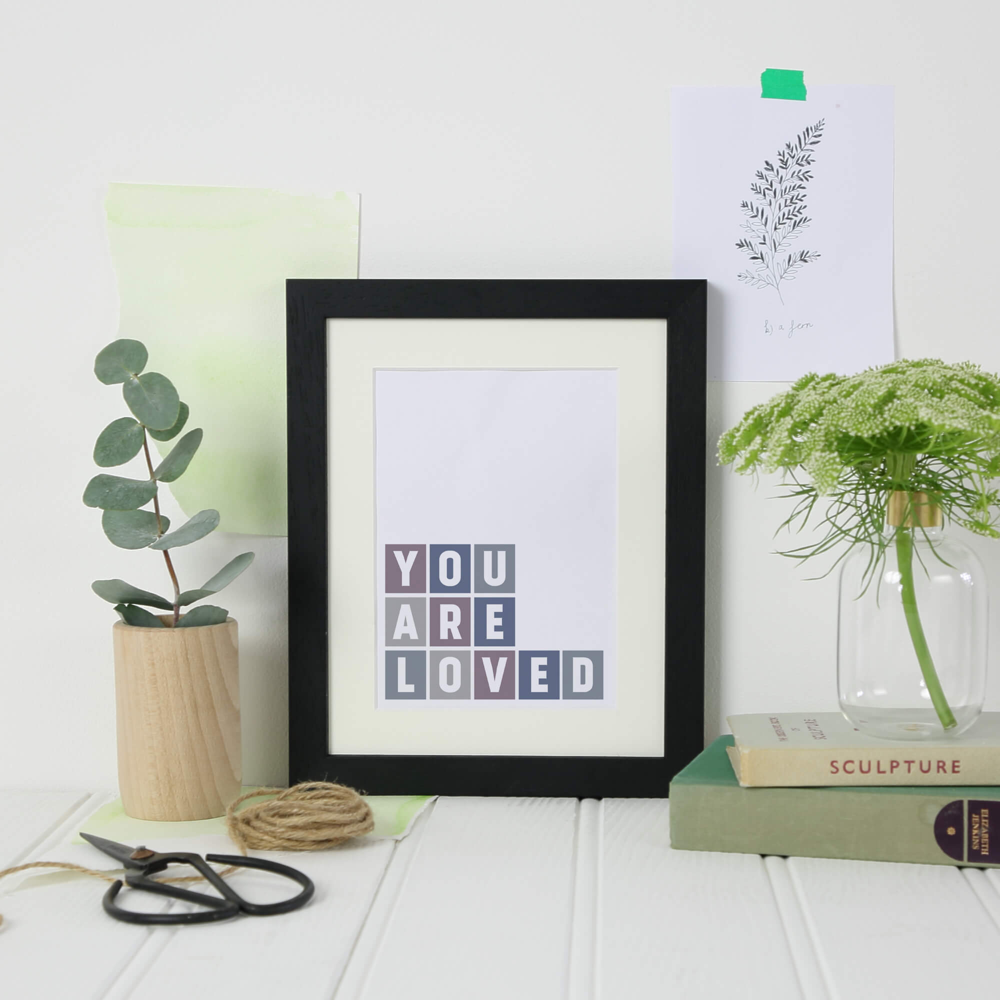 You Are Loved Art Print by SixElevenCreations Product Code SEP0036