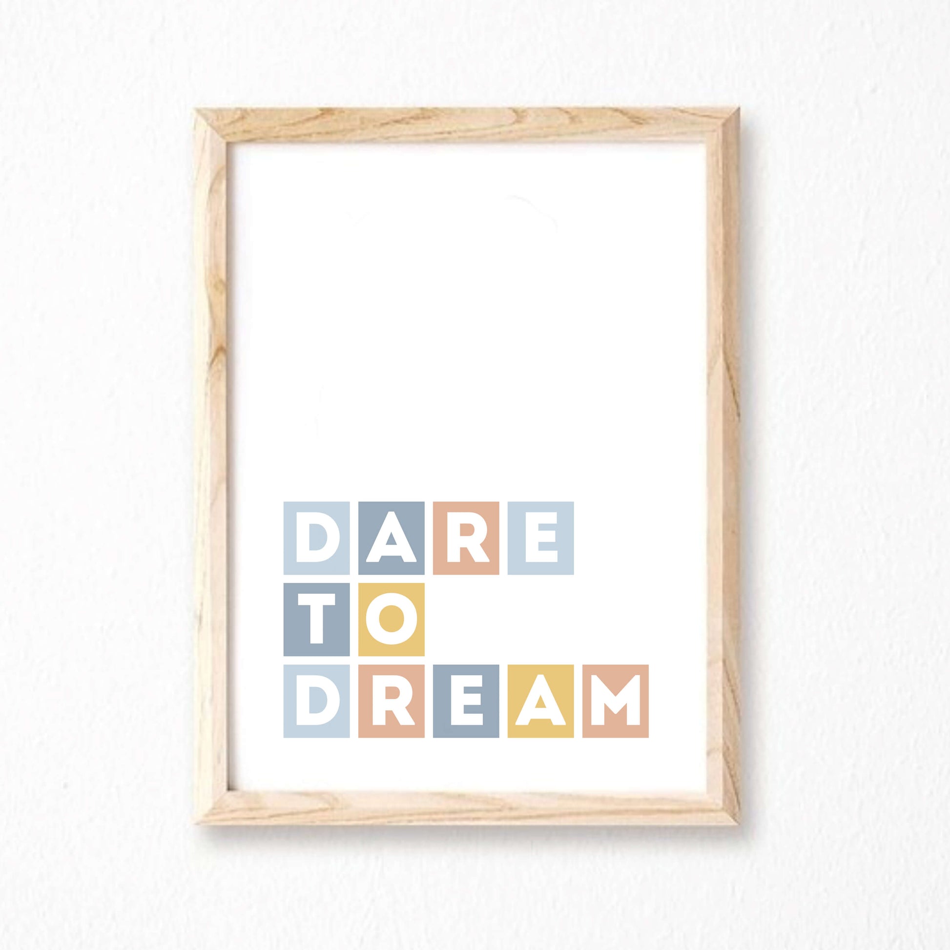 Dare To Dream Wall Print by SixElevenCreations Product Code SEP0037