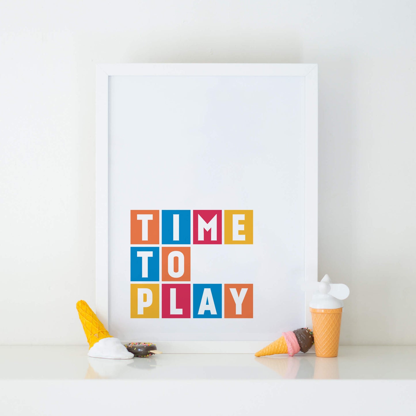 Time To Play Poster by SixElevenCreations Product Code SEP0045