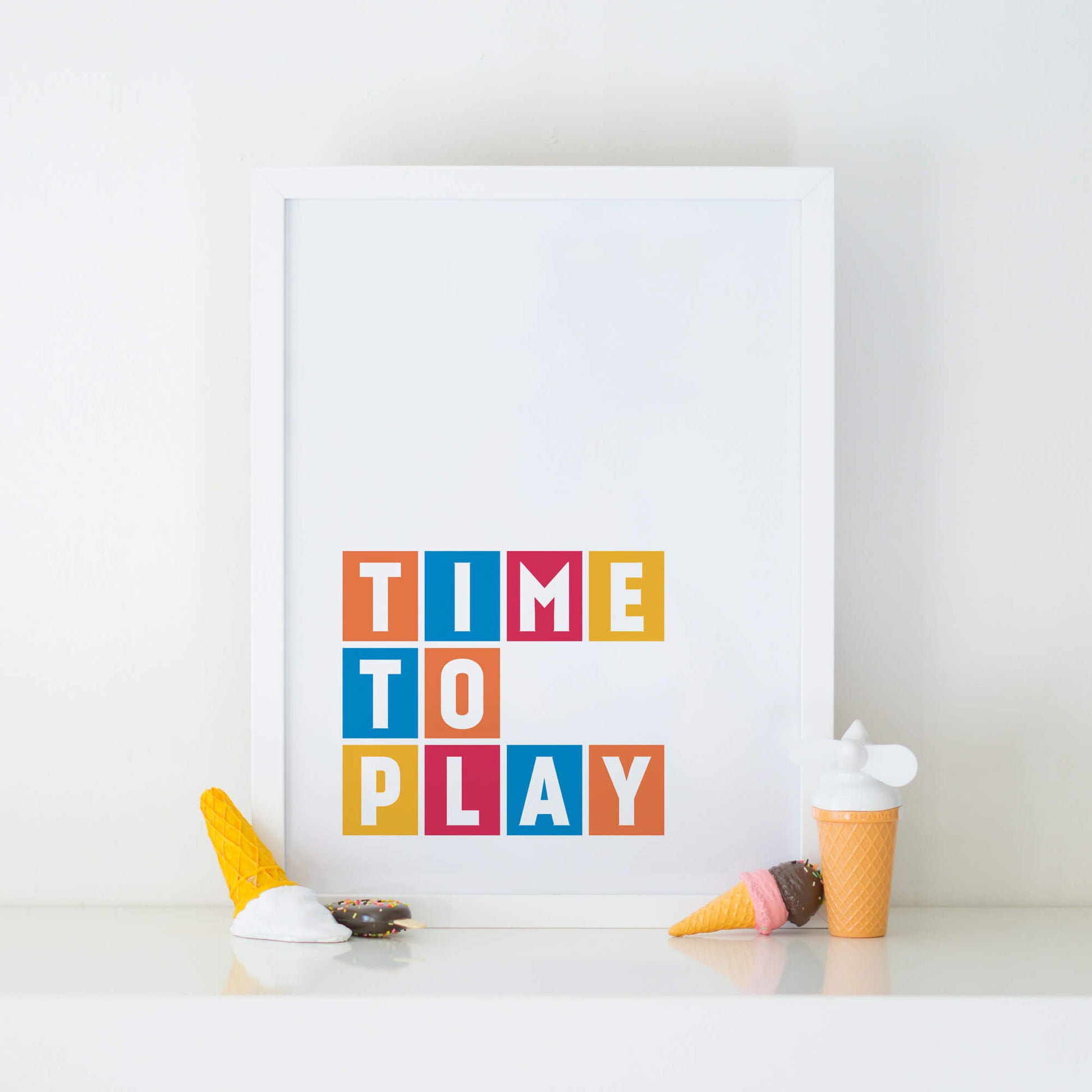 Time To Play Poster by SixElevenCreations Product Code SEP0045