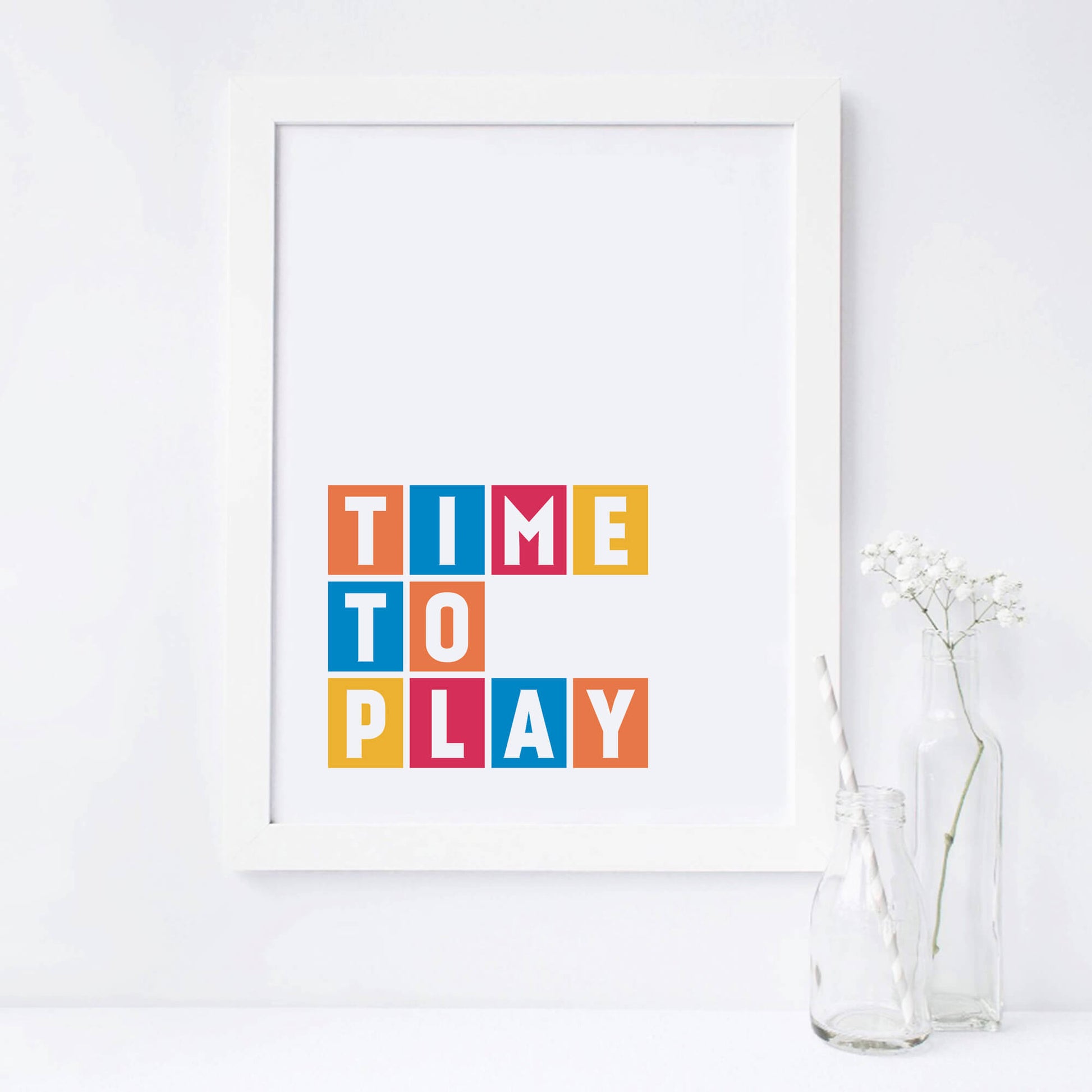 Time To Play Poster by SixElevenCreations Product Code SEP0045