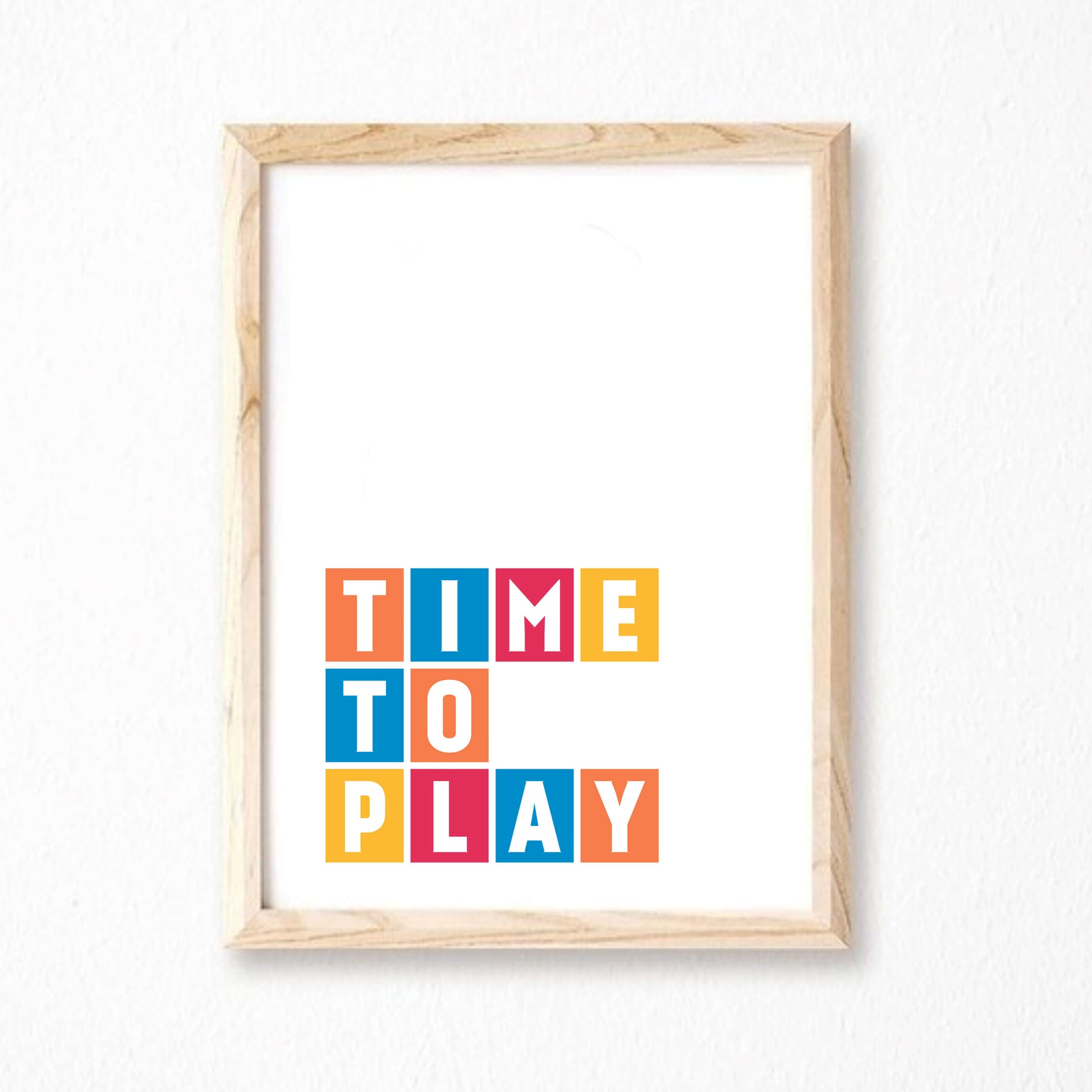 Time To Play Poster by SixElevenCreations Product Code SEP0045